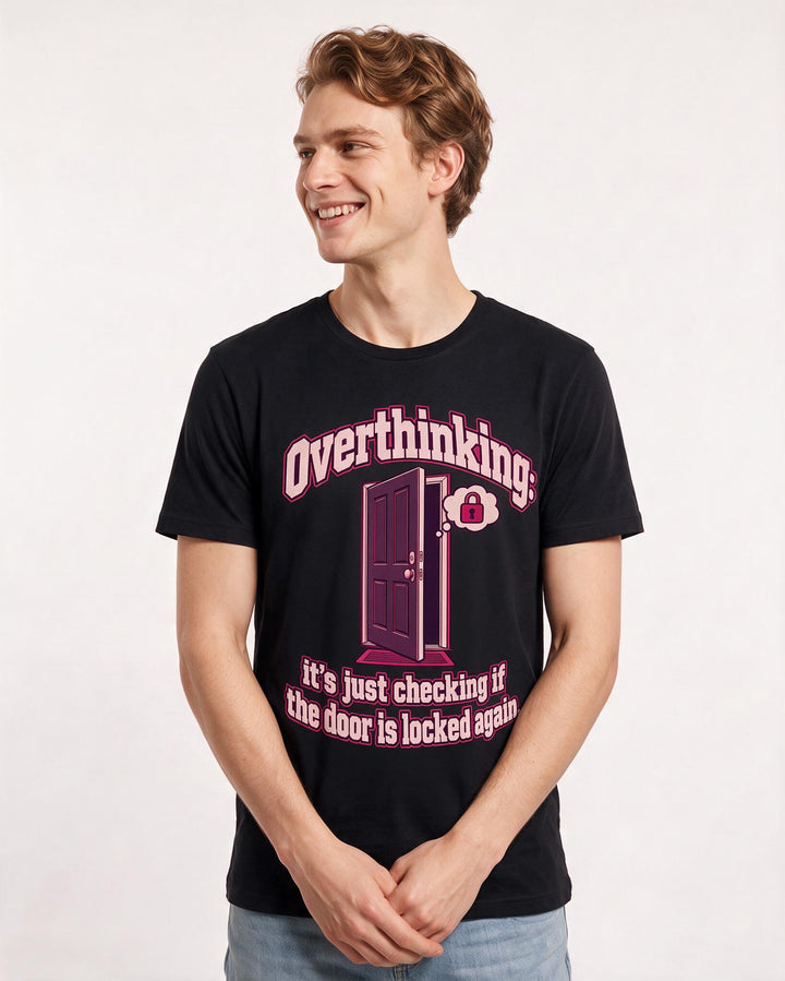 Meme Black T-Shirt for Men – Everyday Expression Graphic Tee product image 1