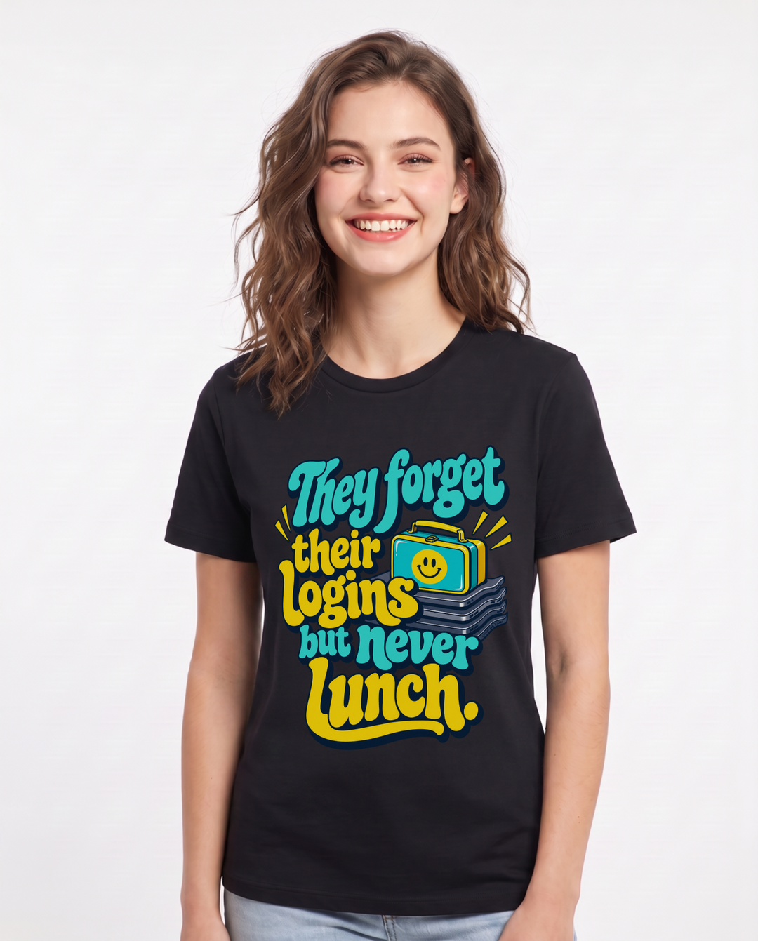 Teacher Black T-Shirt for Women – Everyday Expression Graphic Tee product image 3