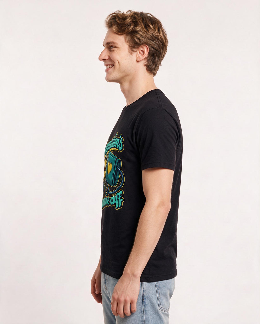 Nurse Black T-Shirt for Men – Nursing Life Graphic Tee product image 2