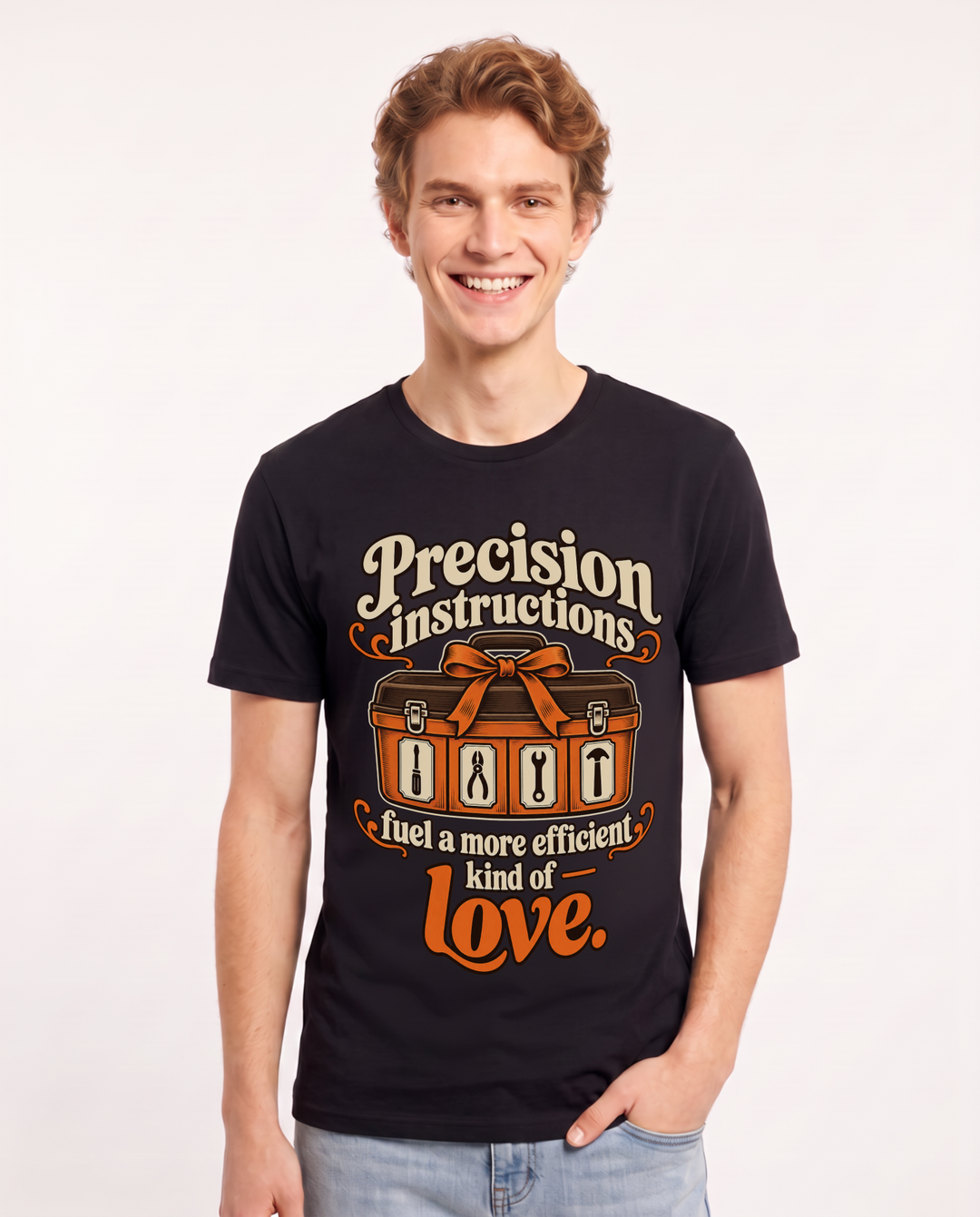 Neurodiversity Black T-Shirt for Men – Everyday Expression Graphic Tee product image 3