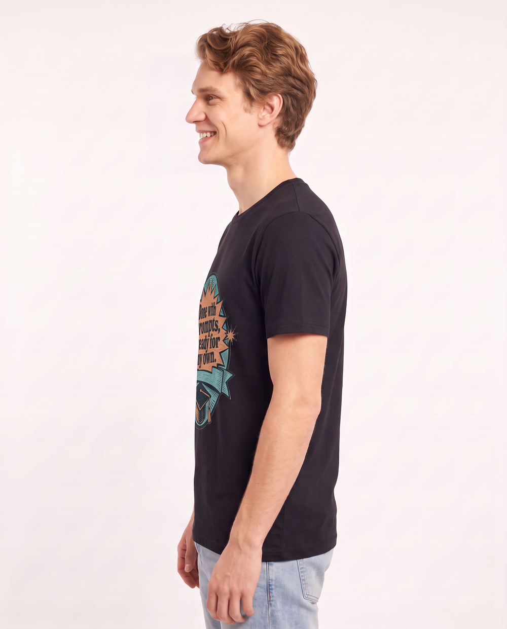Graduation Gift Men's Black T-Shirt - Done with prompts, ready for my product image 2