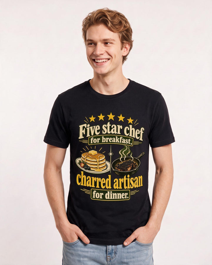 Grandparent Black T-Shirt for Men – Everyday Expression Graphic Tee product image 1