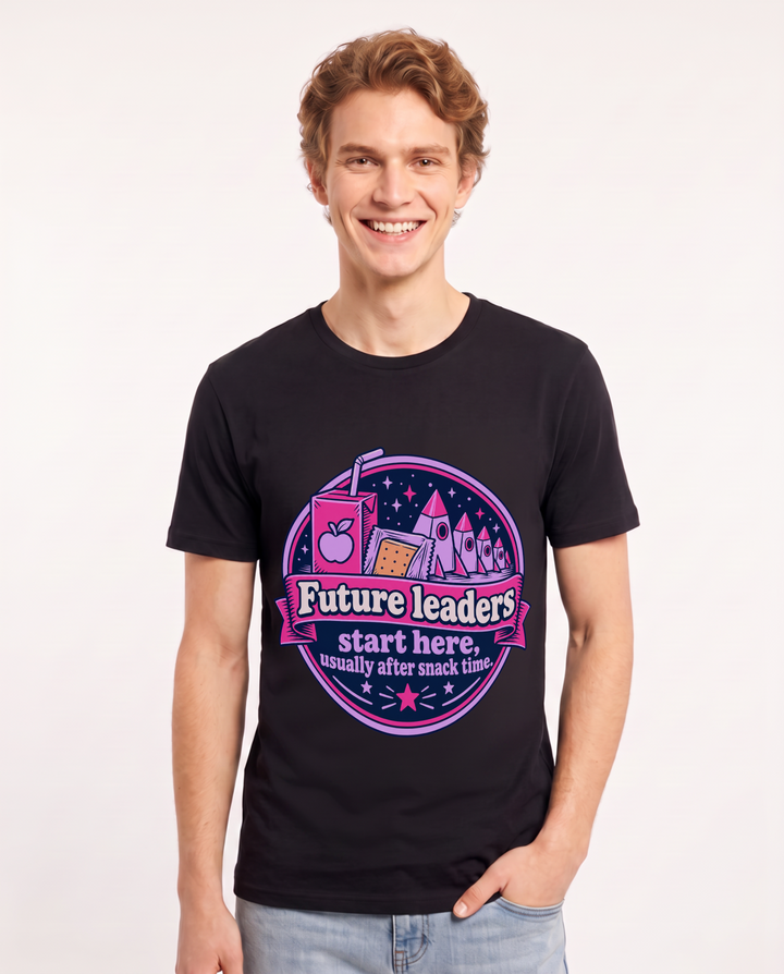 Teacher Black T-Shirt for Men – Everyday Expression Graphic Tee product image 3