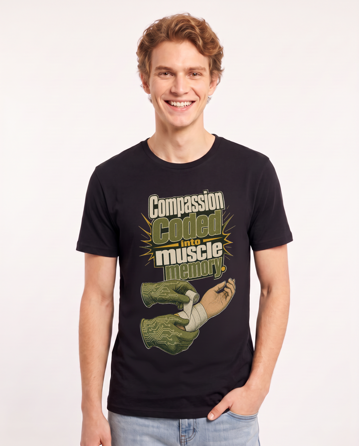 Nurse Black T-Shirt for Men – Nursing Life Graphic Tee product image 3
