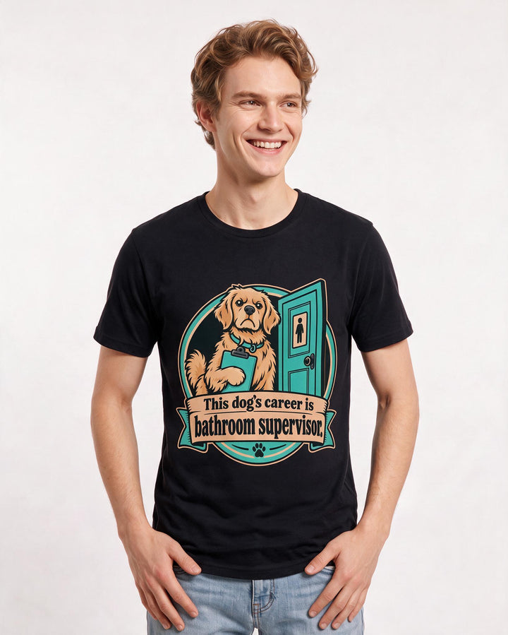 Cat Lover Black T-Shirt for Men – Everyday Expression Graphic Tee product image 1
