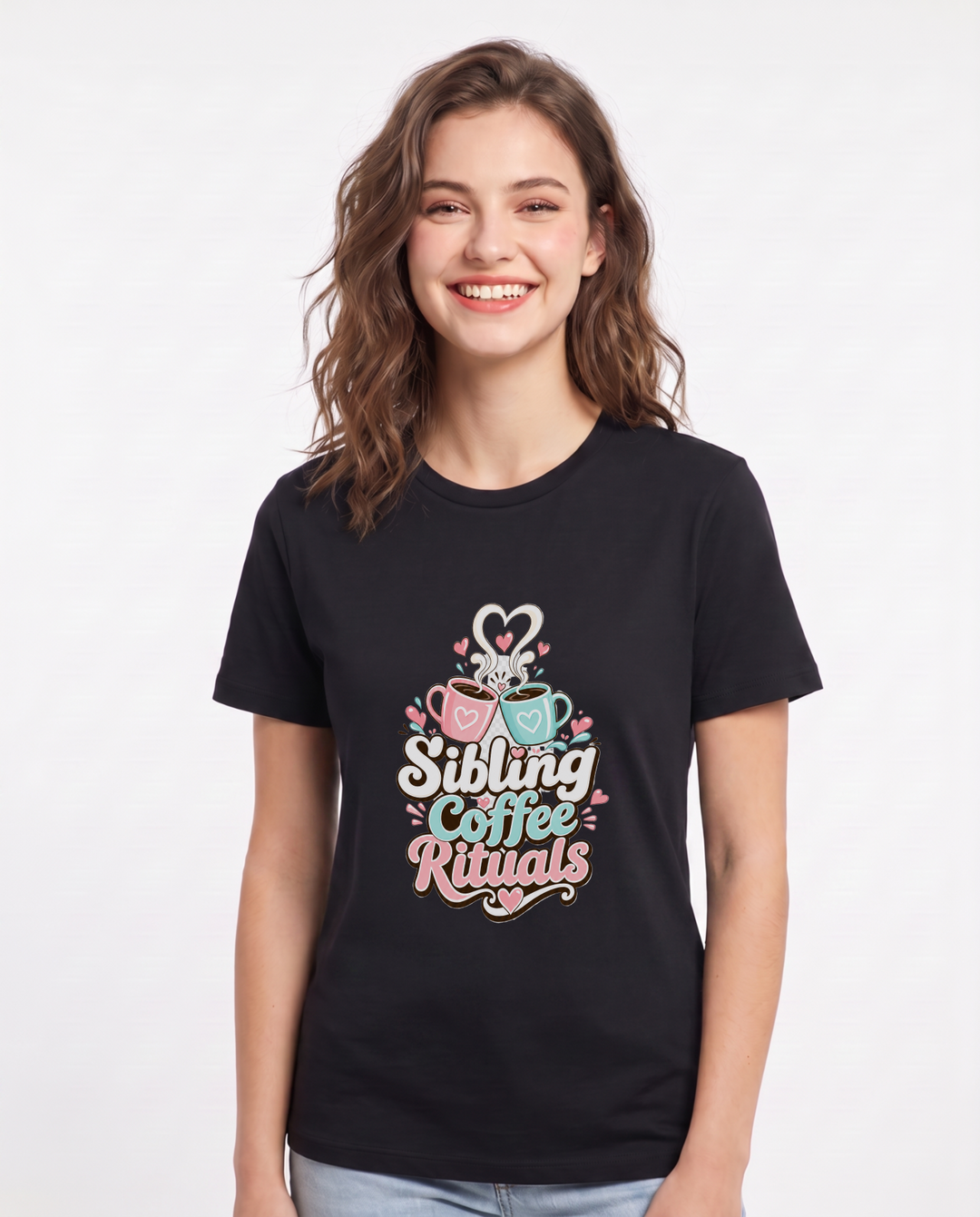 Sibling Coffee Rituals Women's Black T-Shirt product image 2