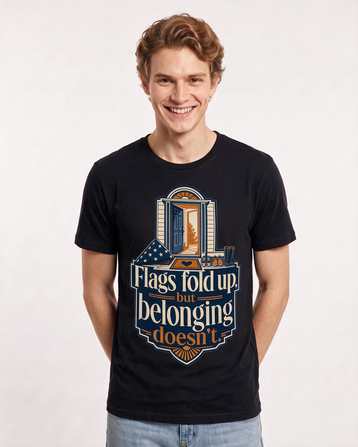 Patriotic Black T-Shirt for Men – Everyday Expression Graphic Tee product image 3