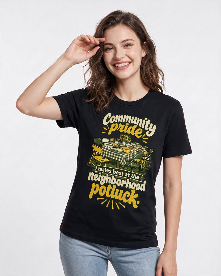 Patriotic Black T-Shirt for Women – Everyday Expression Graphic Tee product image 1