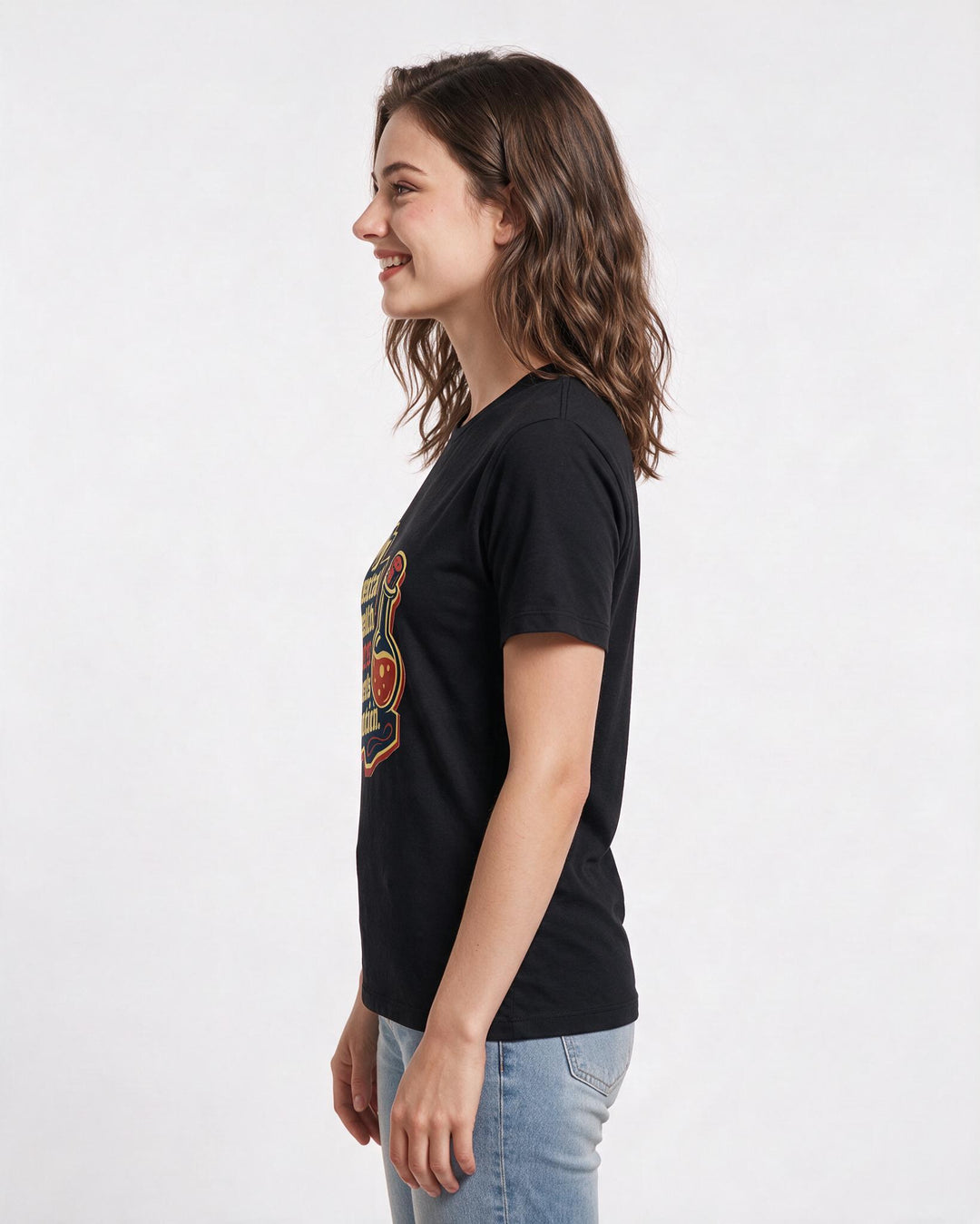 Gaming Women's Black T-Shirt - My mental health meter needs a potion. product image 2