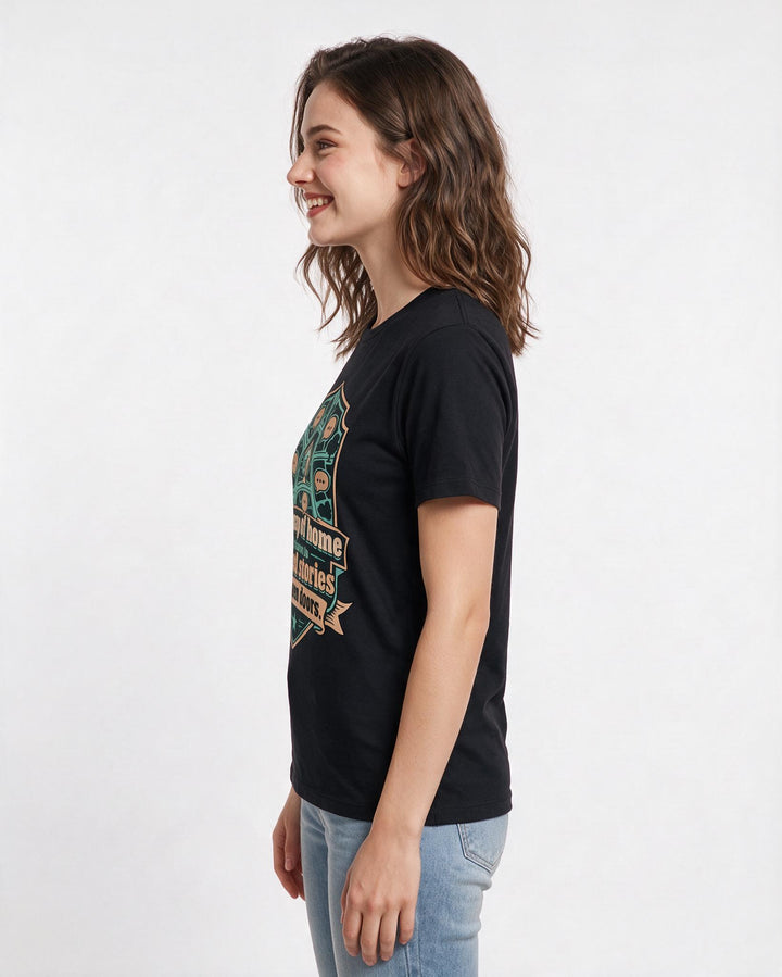 Patriotic Black T-Shirt for Women – Everyday Expression Graphic Tee product image 2
