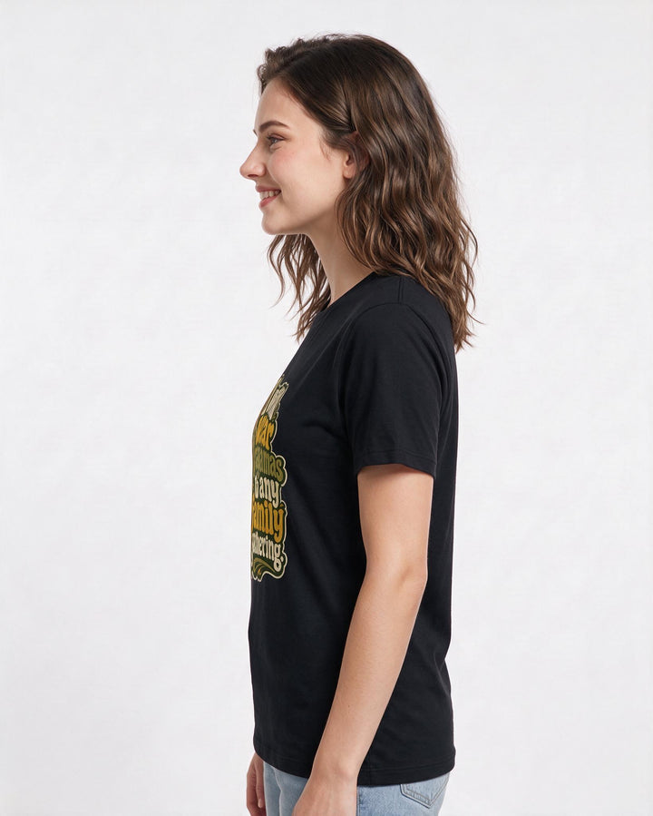 Mom Black T-Shirt for Women – Everyday Expression Graphic Tee product image 2