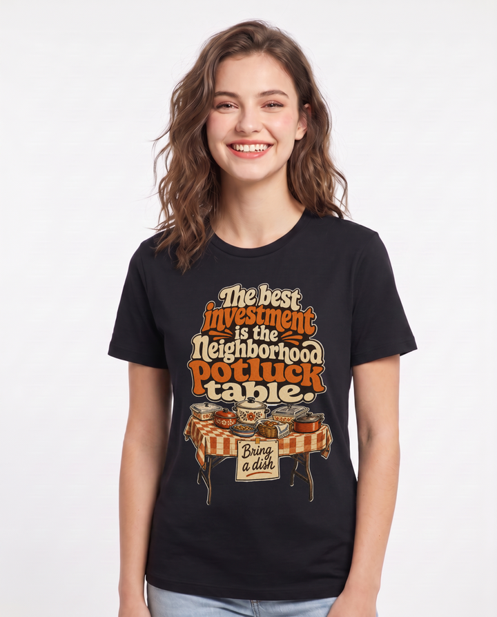 Patriotic Black T-Shirt for Women – Everyday Expression Graphic Tee product image 3