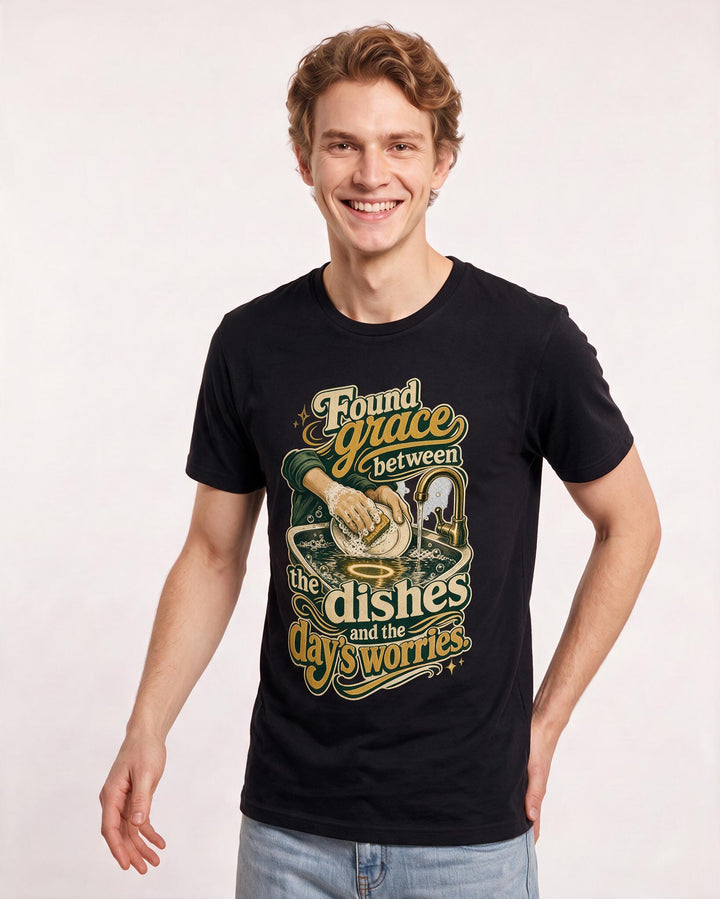 Christian Faith Black T-Shirt for Men – Everyday Expression Graphic Tee product image 1