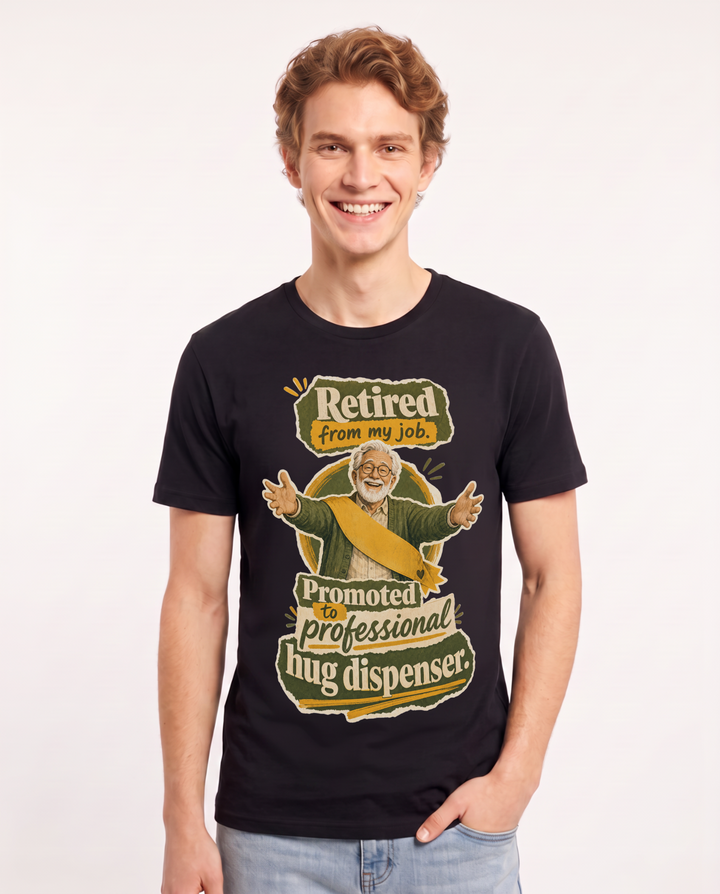 Family Black T-Shirt for Men – Everyday Expression Graphic Tee product image 3