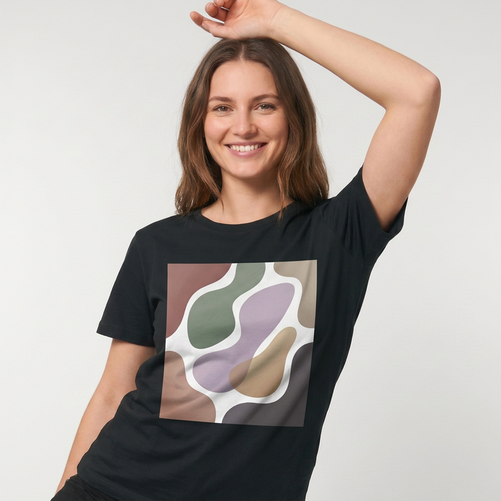 Casual Comfort Black T-Shirt mockup 3