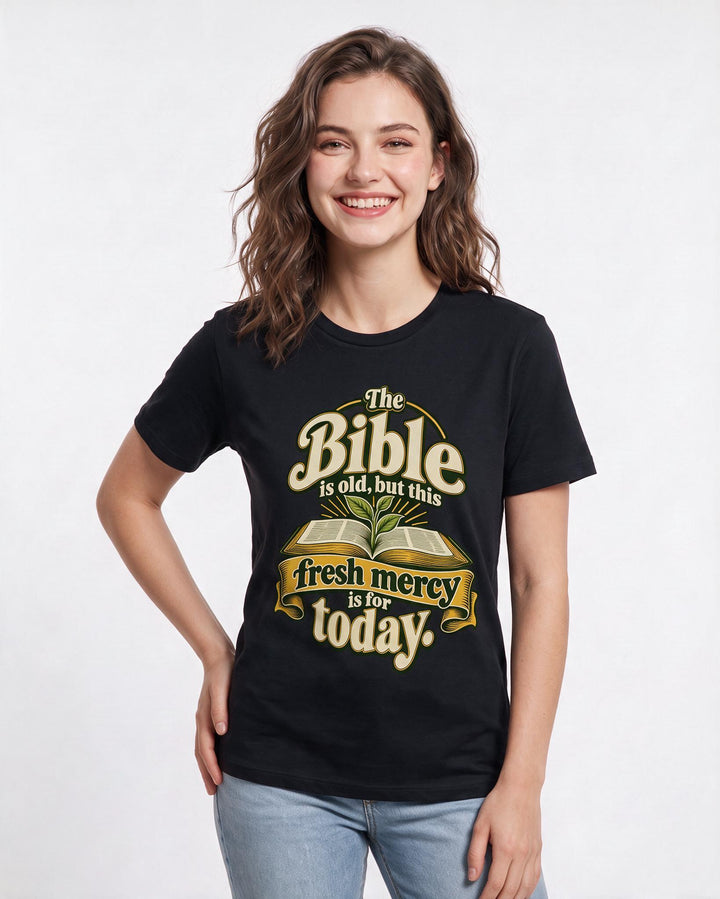 Christian Faith Black T-Shirt for Women – Everyday Expression Graphic Tee product image 1