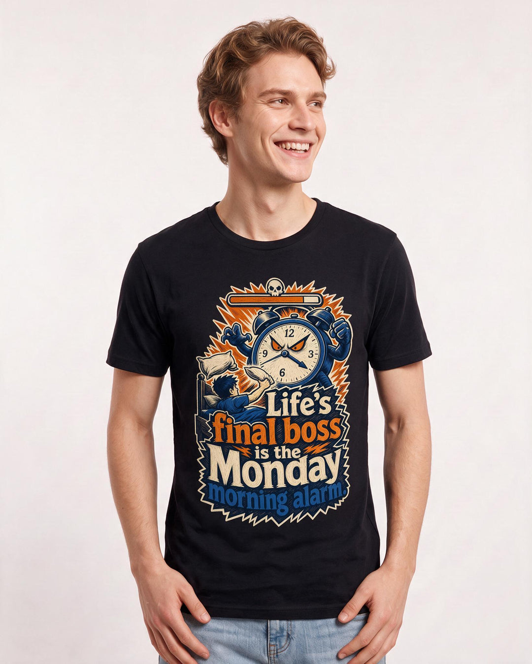 Gaming Black T-Shirt for Men – Game Night Graphic Tee product image 1