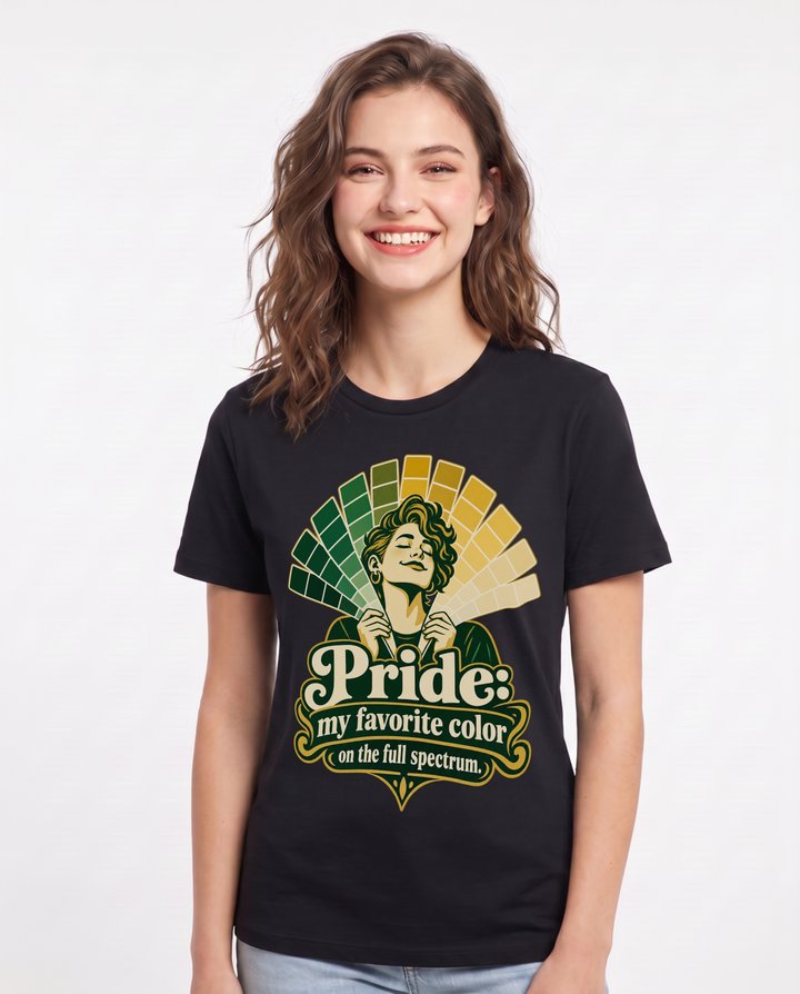 Pride Black T-Shirt for Women – Everyday Expression Graphic Tee product image 3