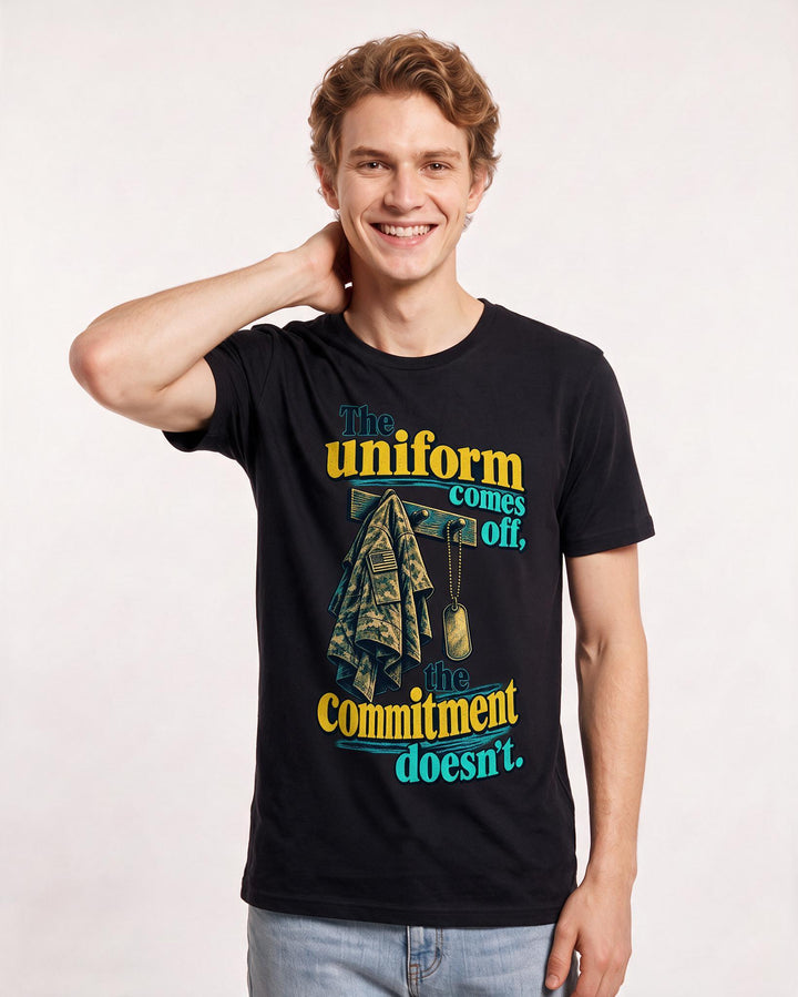 Veteran Black T-Shirt for Men – Everyday Expression Graphic Tee product image 1