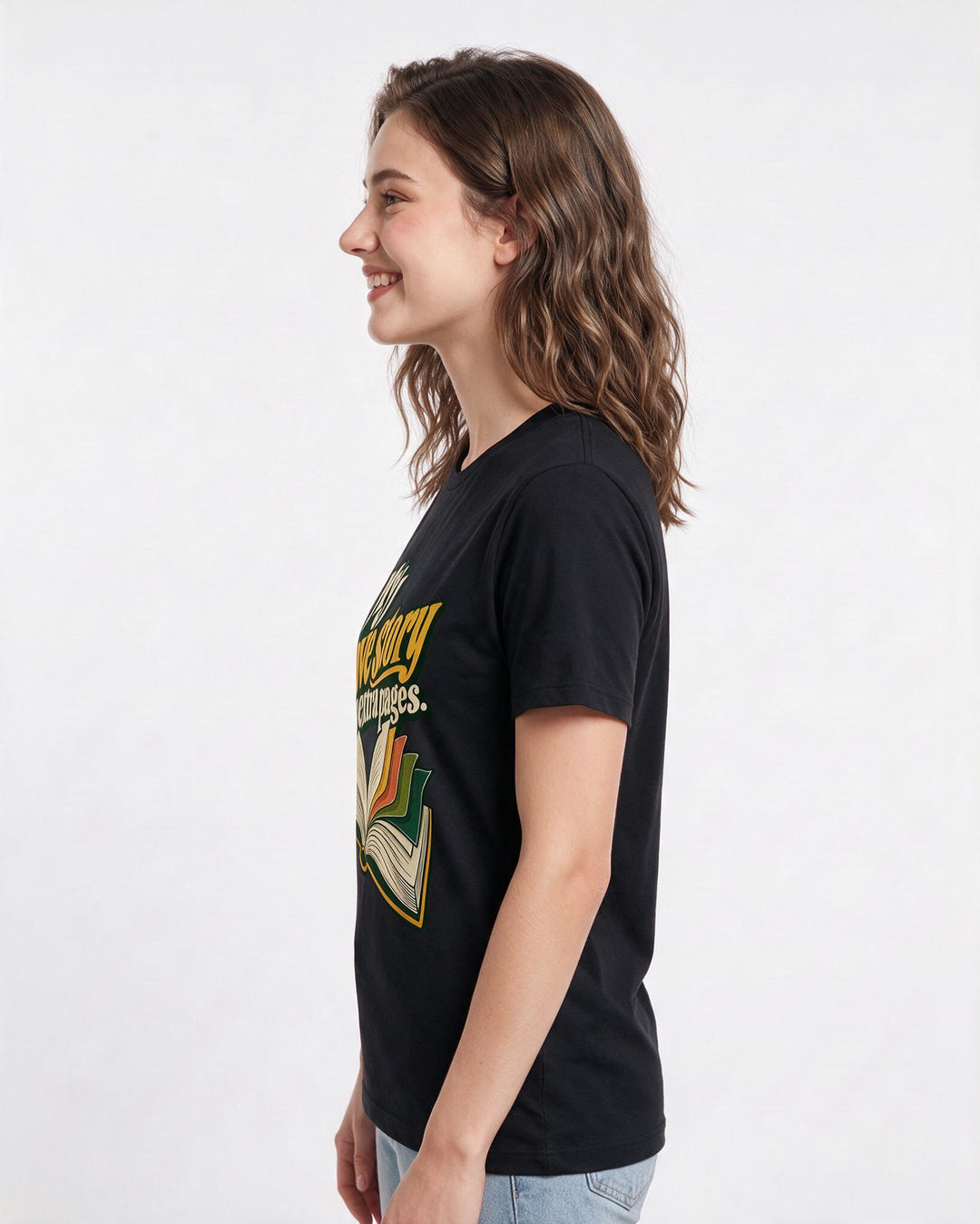 Pride Black T-Shirt for Women – Everyday Expression Graphic Tee product image 2