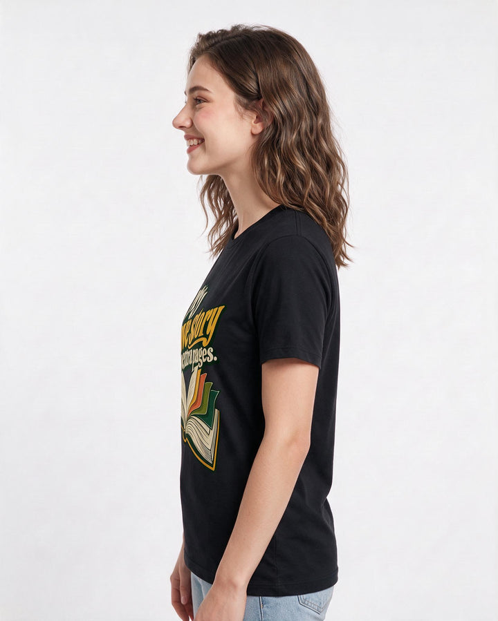 Pride Black T-Shirt for Women – Everyday Expression Graphic Tee product image 2