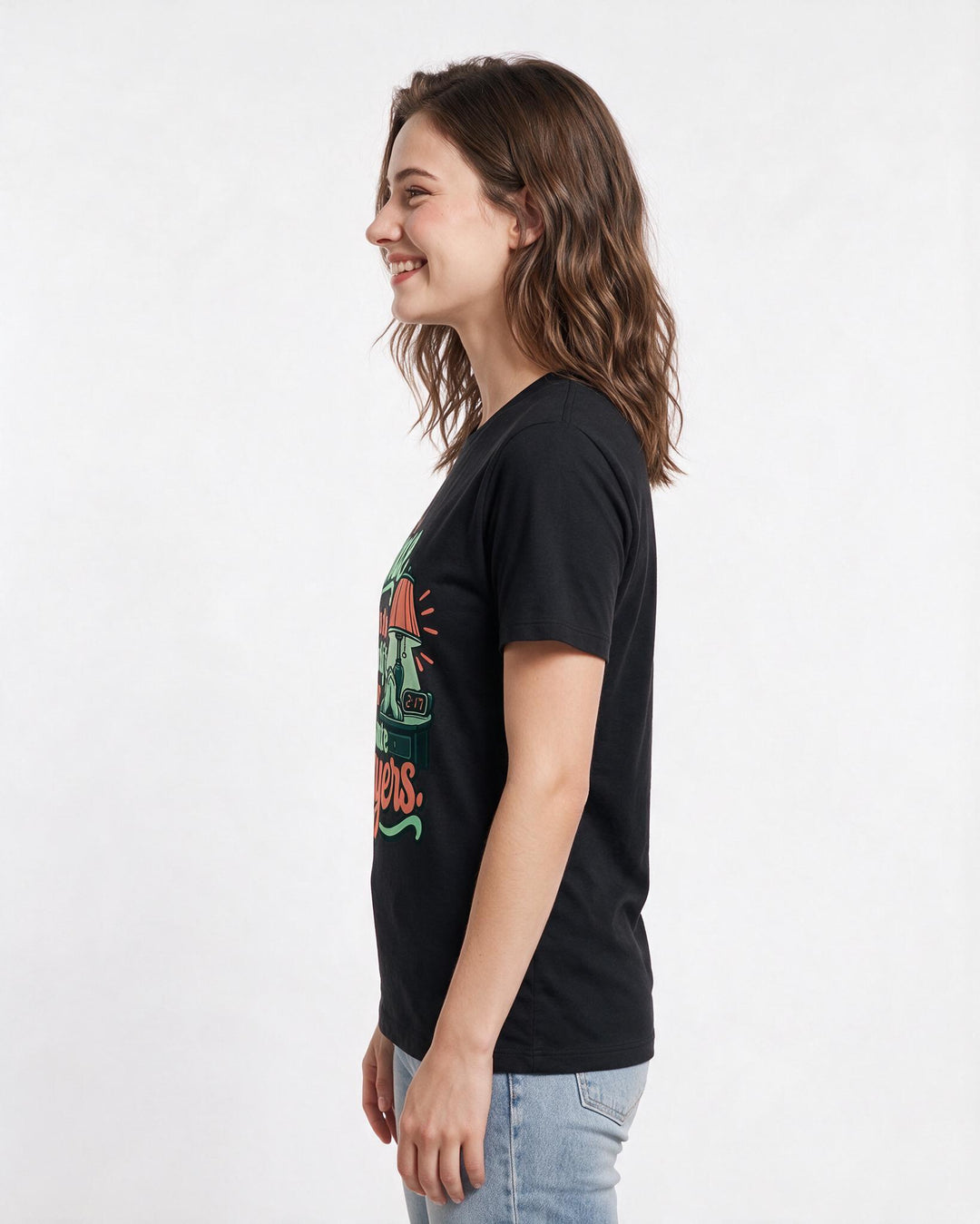 Christian Faith Black T-Shirt for Women – Everyday Expression Graphic Tee product image 2