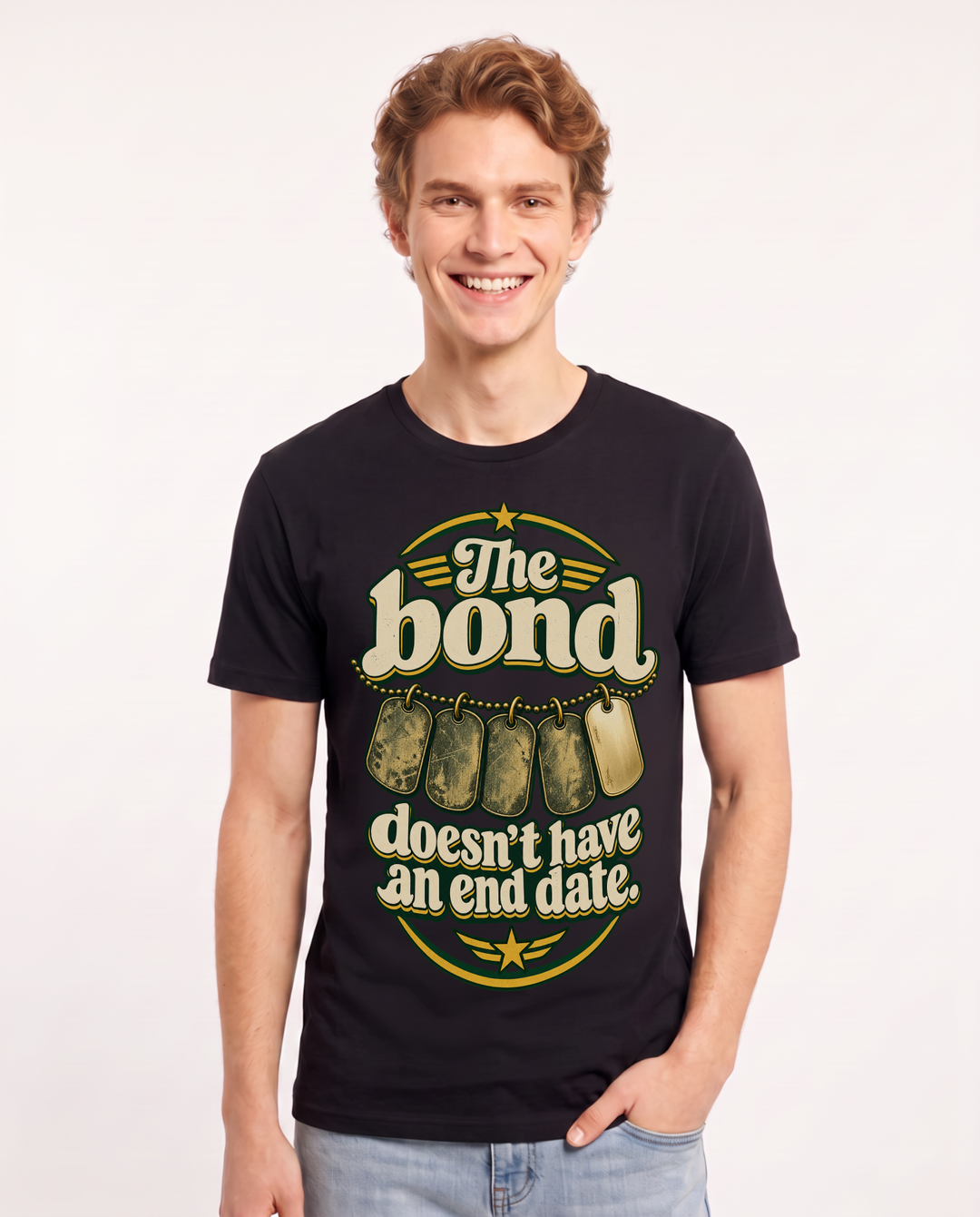 Veteran Black T-Shirt for Men – Everyday Expression Graphic Tee product image 3