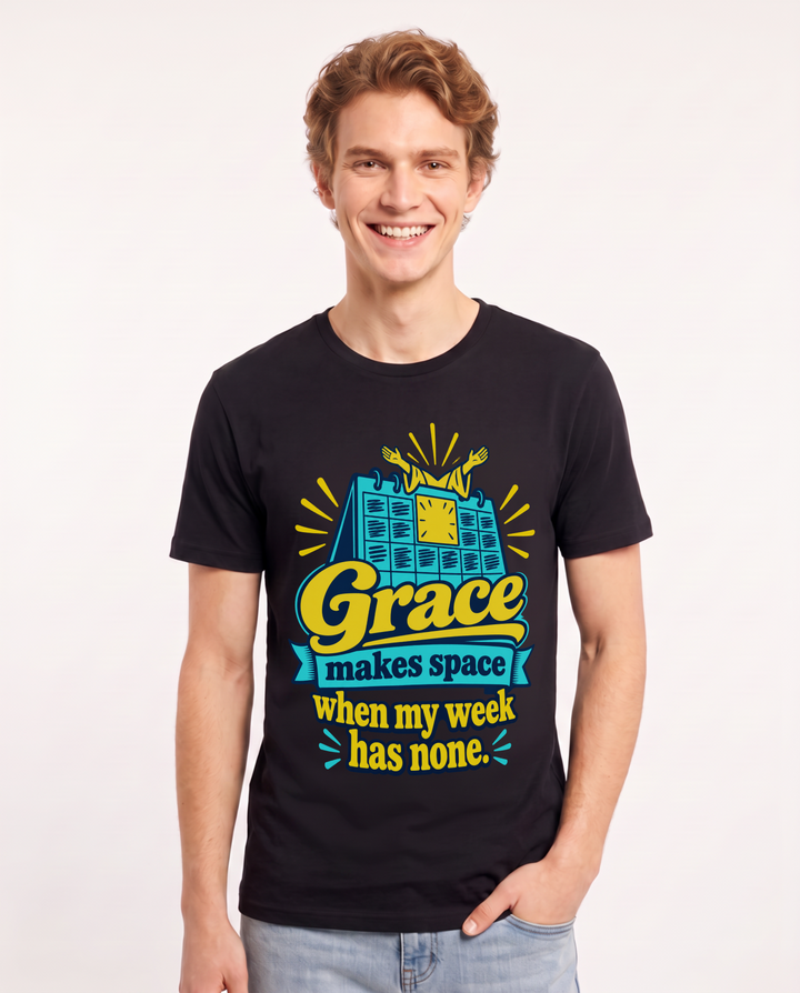 Christian Faith Black T-Shirt for Men – Everyday Expression Graphic Tee product image 3