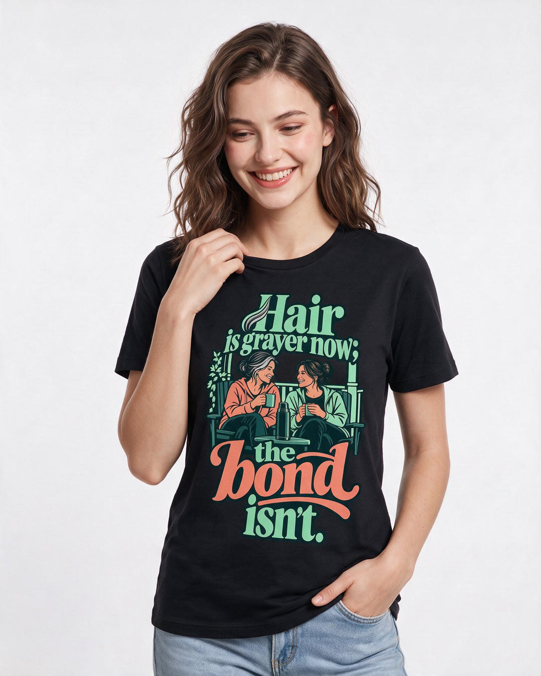 Veteran Black T-Shirt for Women – Everyday Expression Graphic Tee product image 1