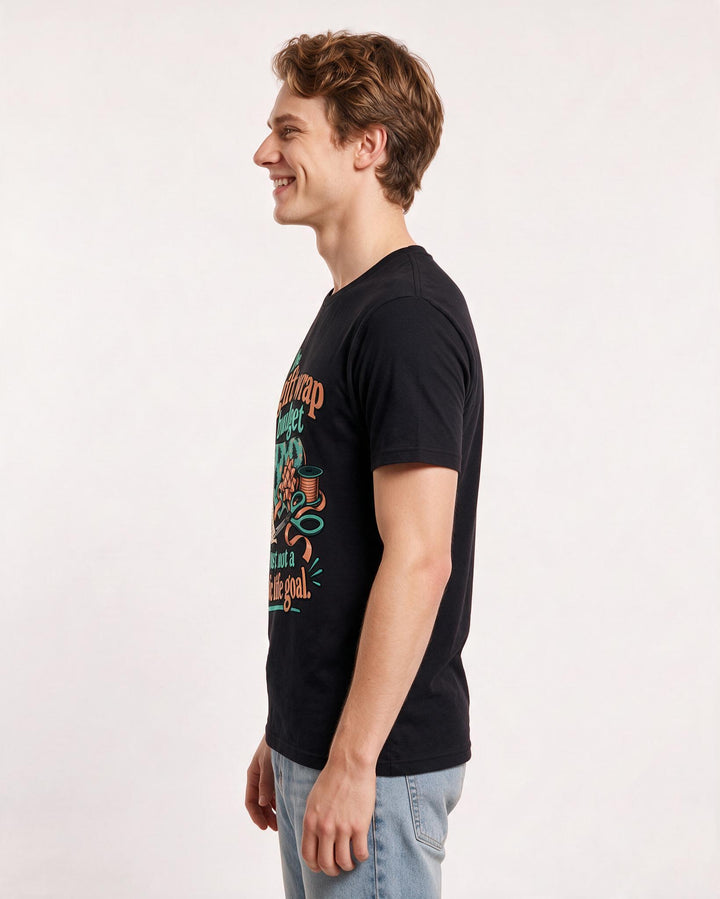 Christmas Black T-Shirt for Men – Holiday Theme Graphic Tee product image 2