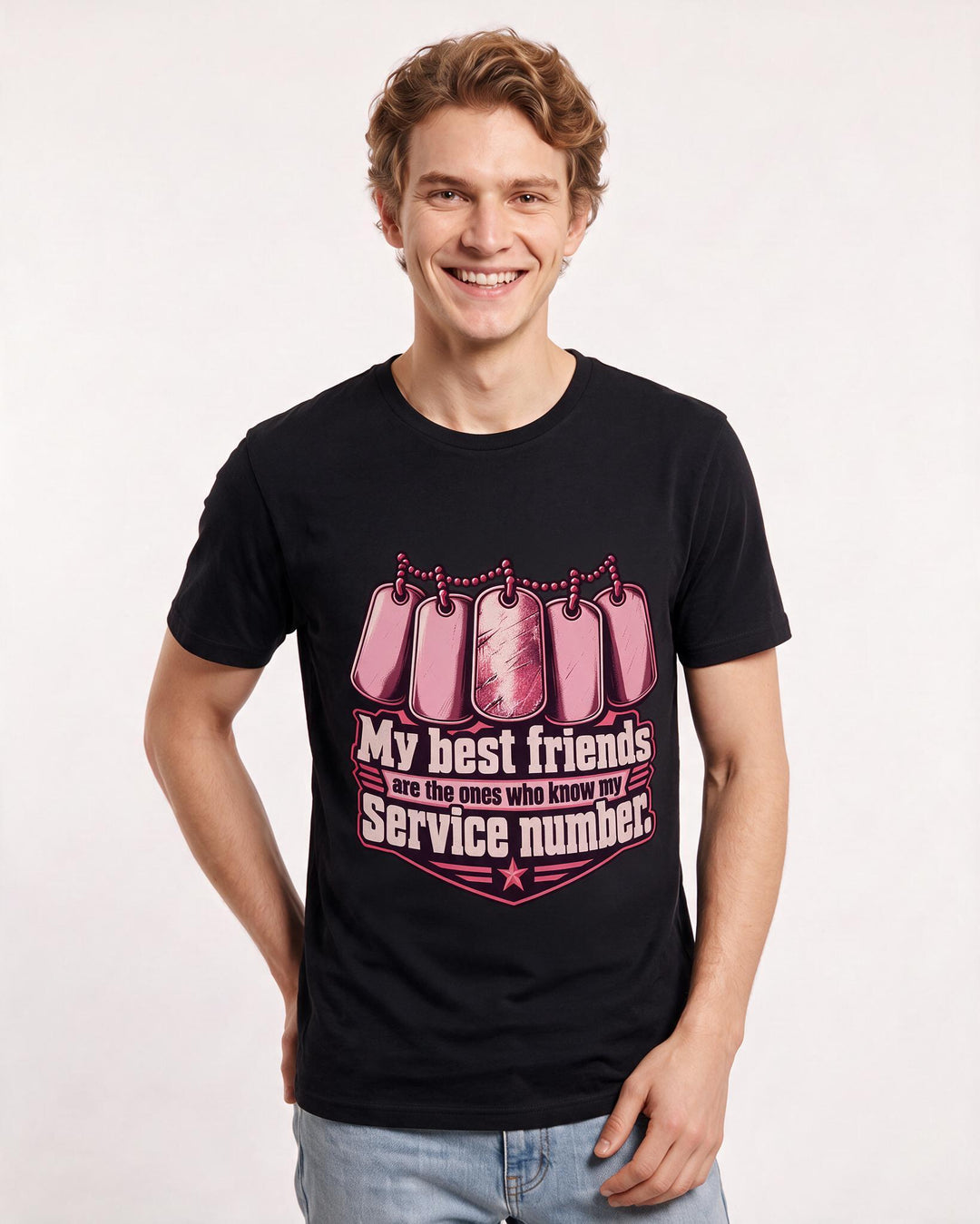 Veteran Black T-Shirt for Men – Everyday Expression Graphic Tee product image 1