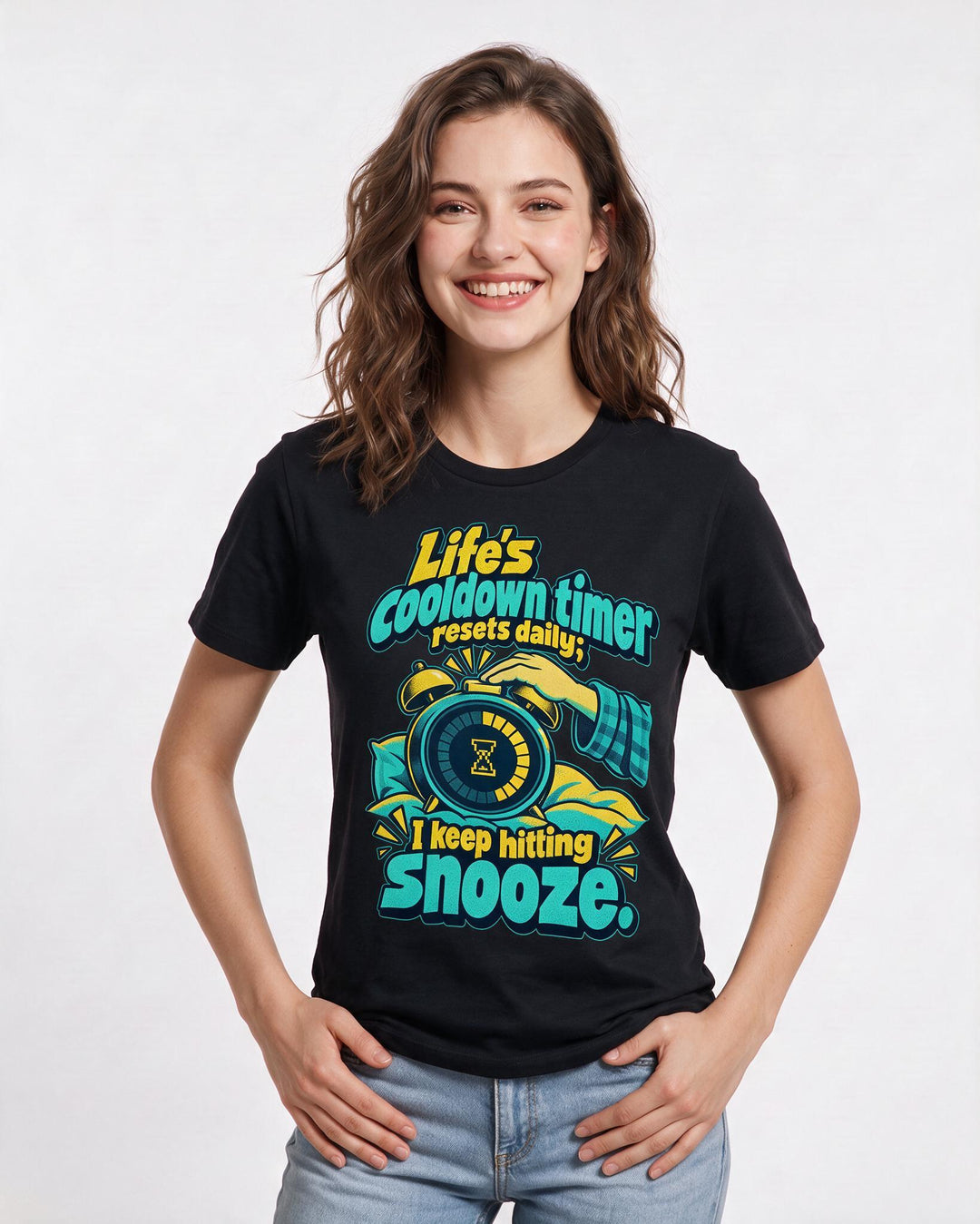 Gaming Black T-Shirt for Women – Game Night Graphic Tee product image 1
