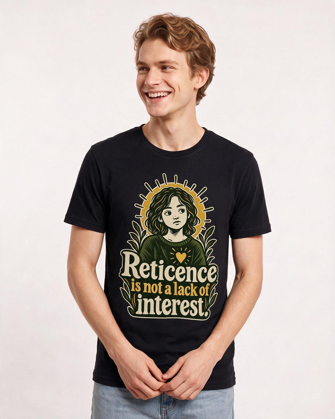 Neurodiversity Black T-Shirt for Men – Everyday Expression Graphic Tee product image 1