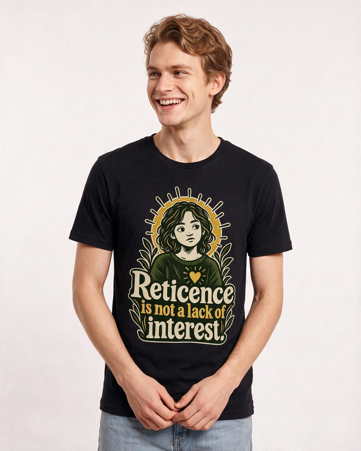 Neurodiversity Black T-Shirt for Men – Everyday Expression Graphic Tee product image 1