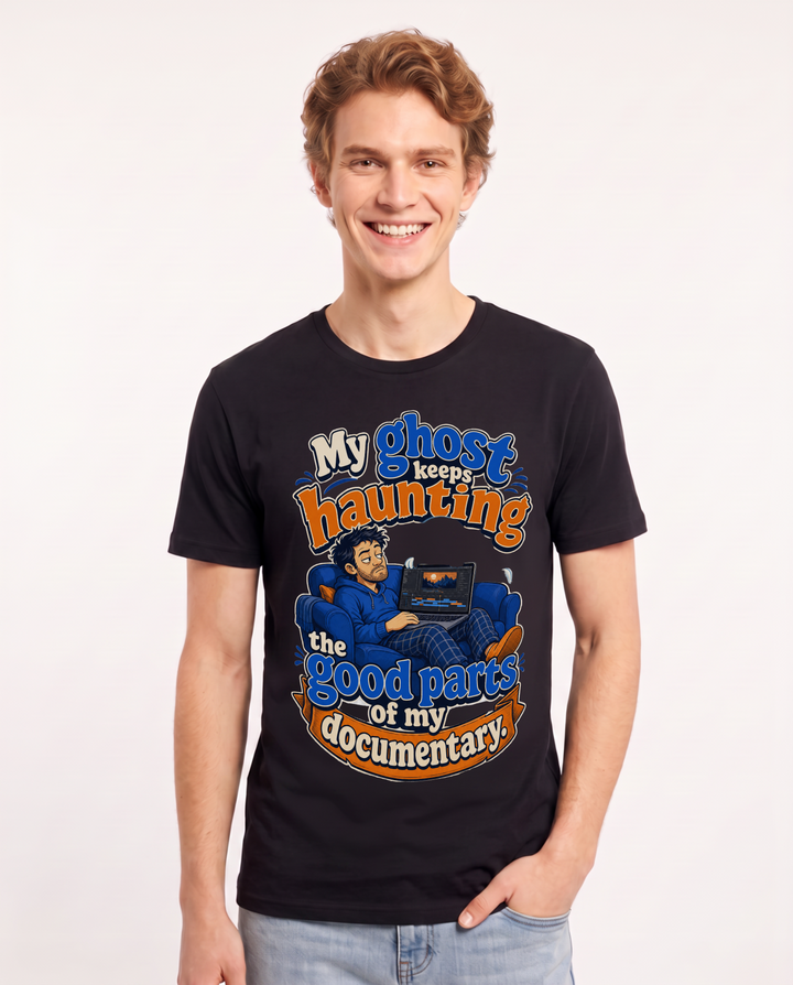 Halloween Black T-Shirt for Men – Halloween Theme Graphic Tee product image 1
