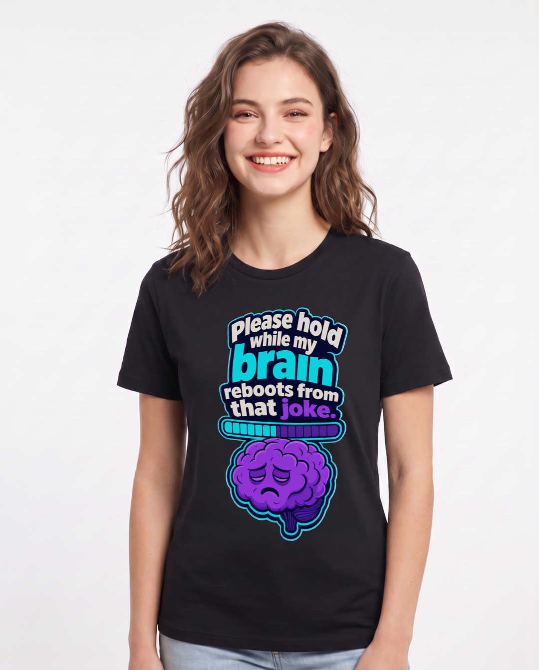 Meme Black T-Shirt for Women – Everyday Expression Graphic Tee product image 3