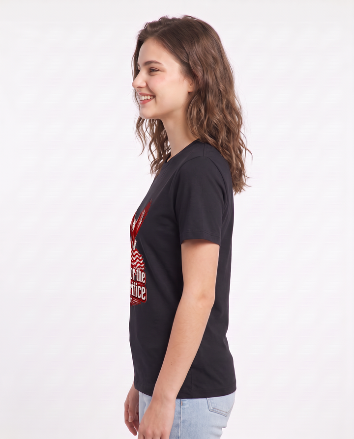 Honor the Sacrifice Women's Black T-Shirt product image 3