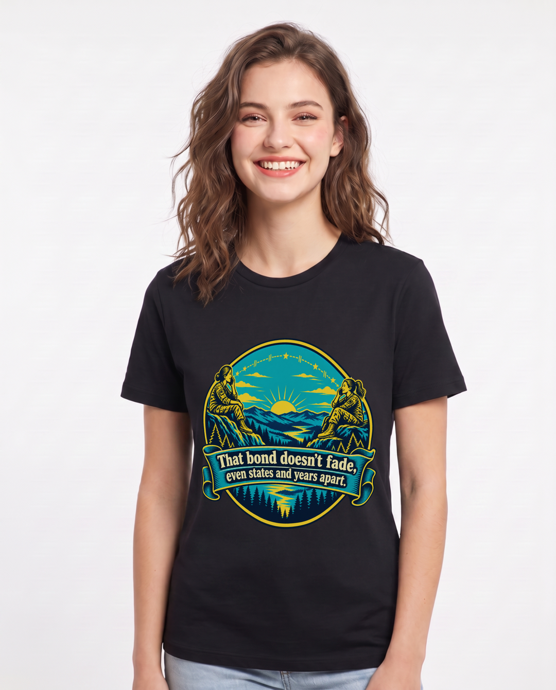 Veteran Black T-Shirt for Women – Everyday Expression Graphic Tee product image 3