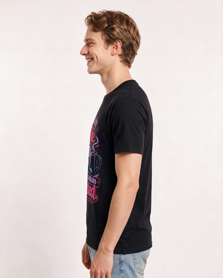 Grandparent Black T-Shirt for Men – Everyday Expression Graphic Tee product image 2