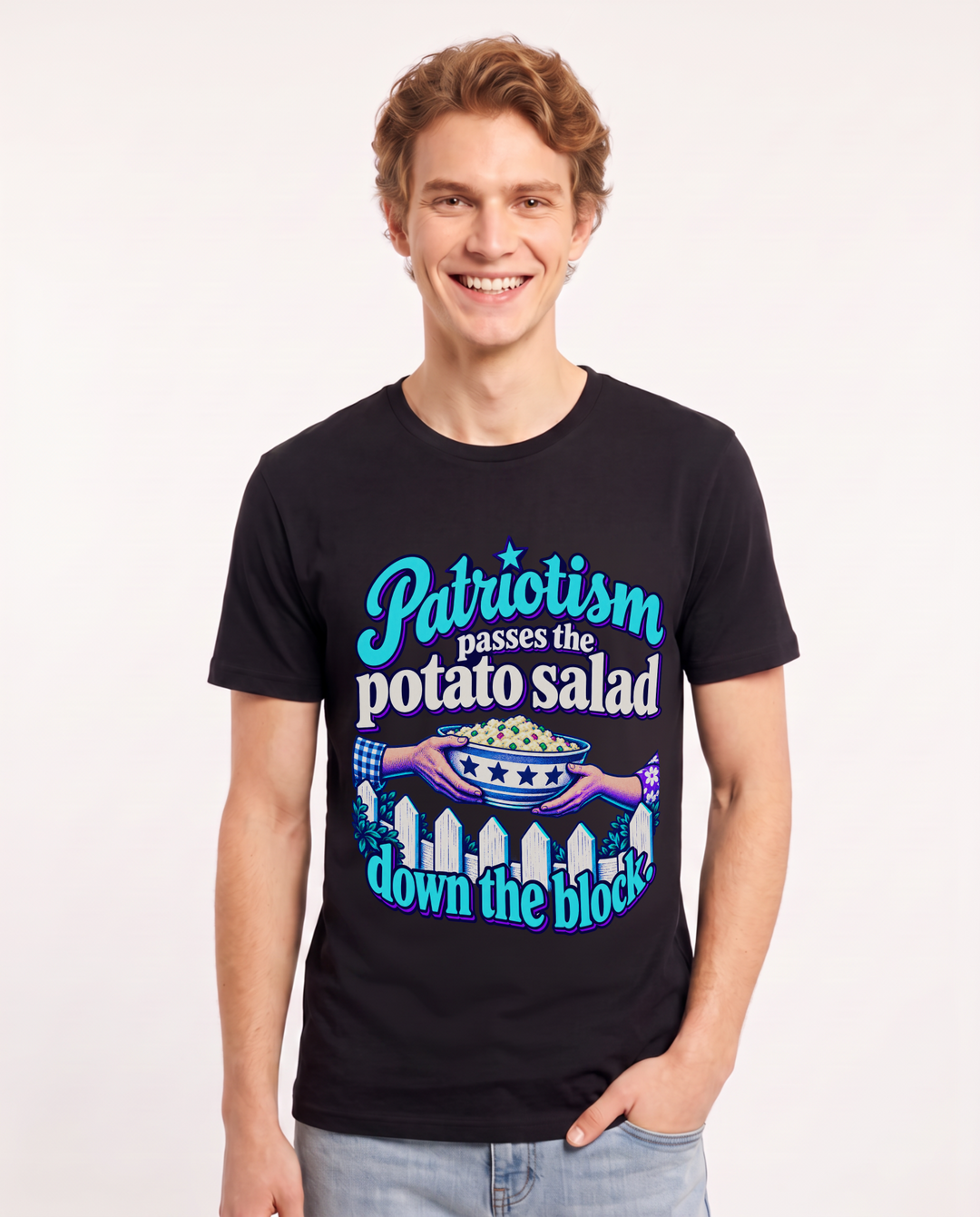 Patriotic Black T-Shirt for Men – Everyday Expression Graphic Tee product image 3