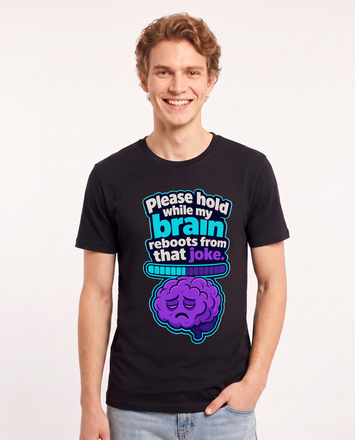 Meme Black T-Shirt for Men – Everyday Expression Graphic Tee product image 3