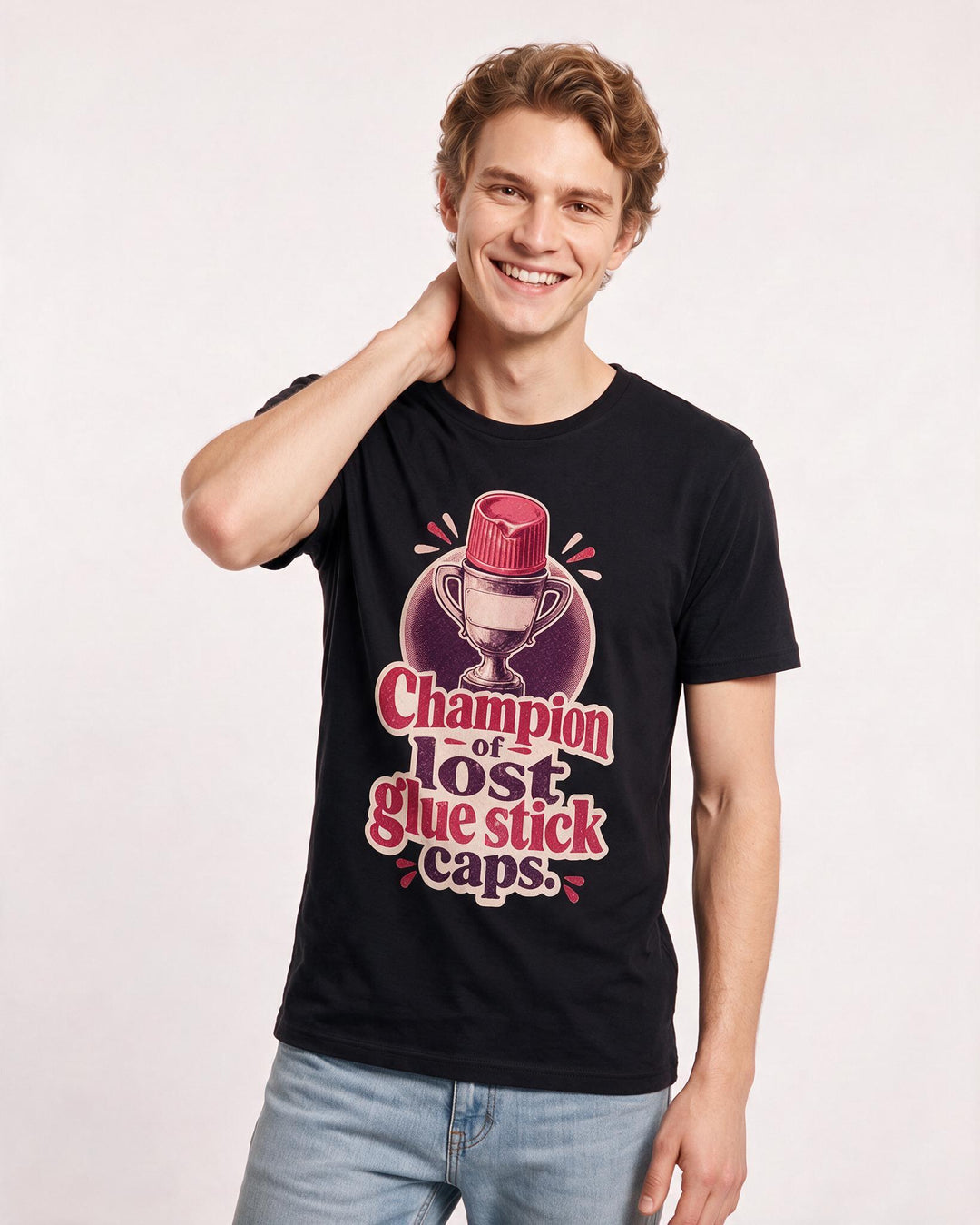 Teacher Black T-Shirt for Men – Everyday Expression Graphic Tee product image 1
