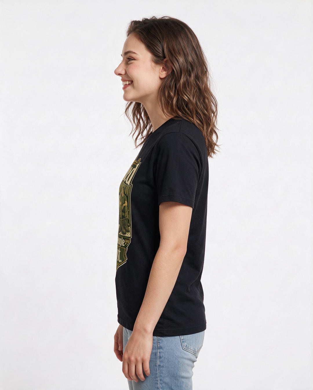 Veteran Black T-Shirt for Women – Everyday Expression Graphic Tee product image 2