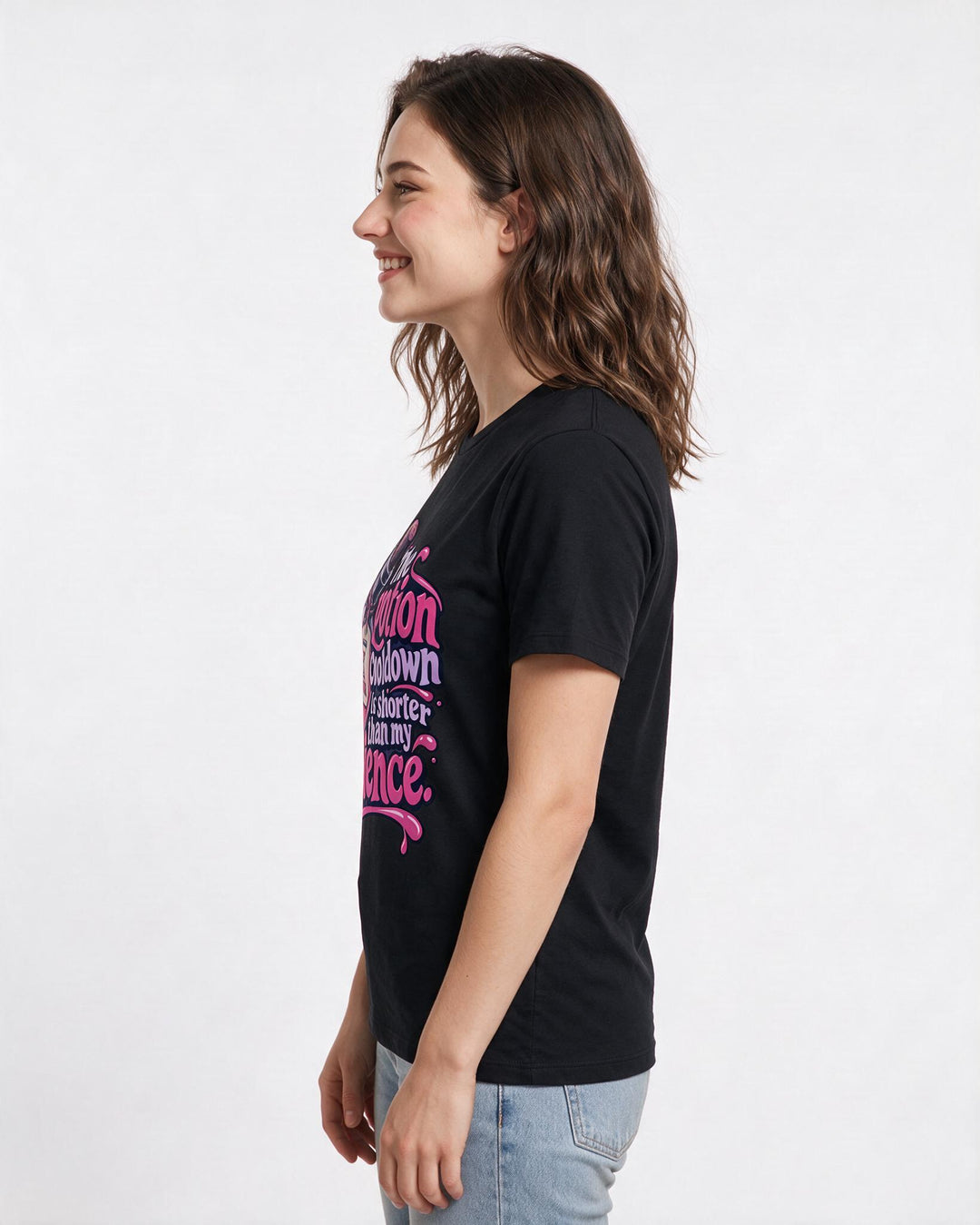 Gaming Black T-Shirt for Women – Game Night Graphic Tee product image 2
