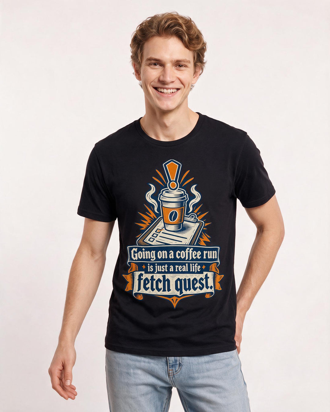 Gaming Black T-Shirt for Men – Game Night Graphic Tee product image 1