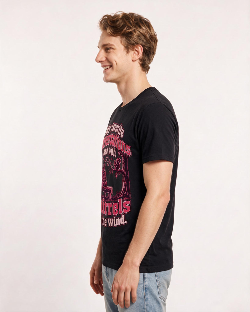Hunting Black T-Shirt for Men – Everyday Expression Graphic Tee product image 2