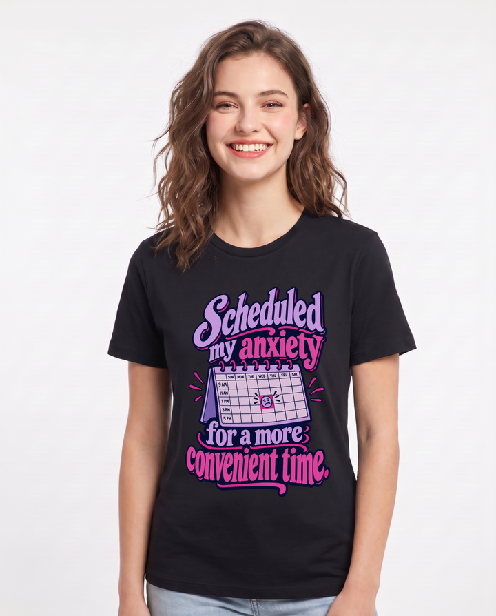 Meme Black T-Shirt for Women – Everyday Expression Graphic Tee product image 3