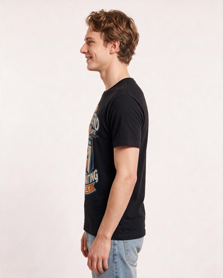 Beer Black T-Shirt for Men – Everyday Expression Graphic Tee product image 2
