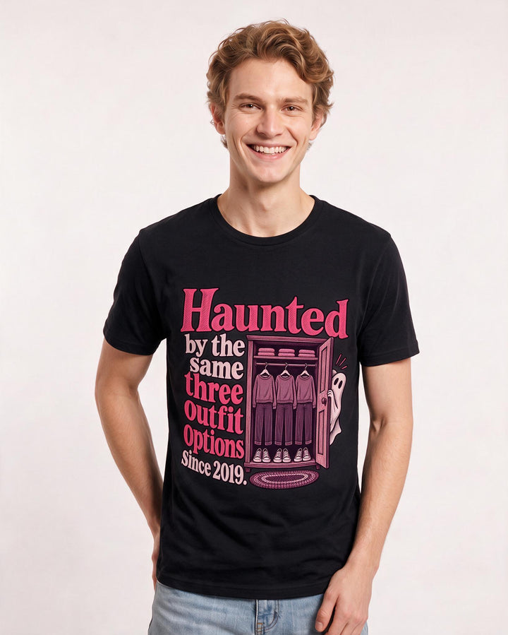 Halloween Black T-Shirt for Men – Halloween Theme Graphic Tee product image 1