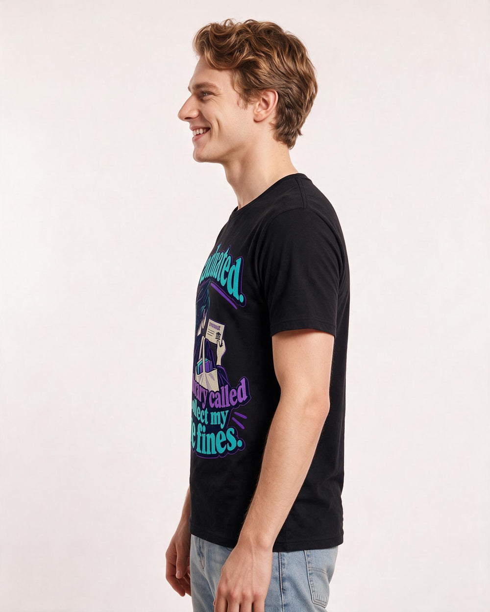 Graduation Black T-Shirt for Men – Everyday Expression Graphic Tee product image 2